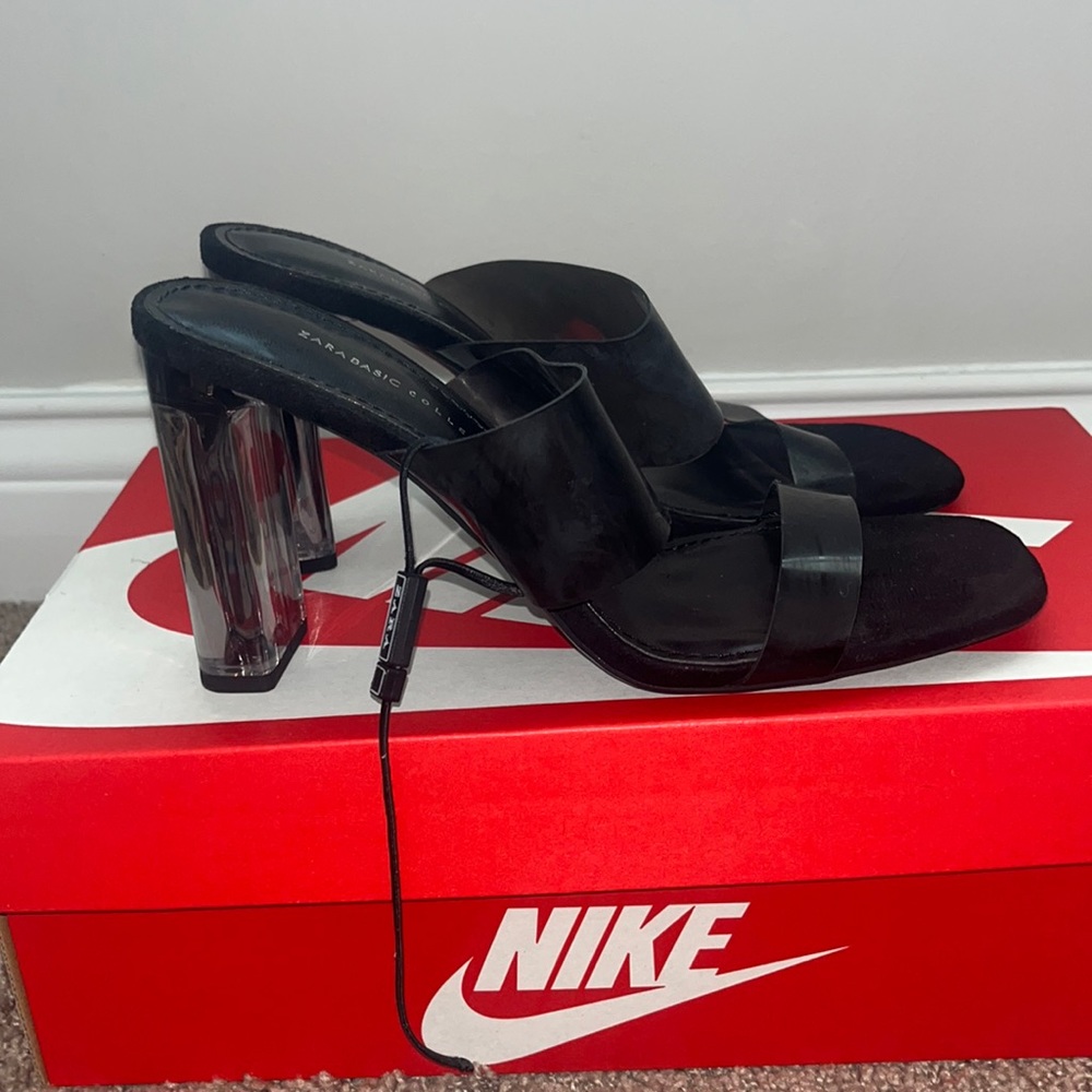 Black Zara Mules